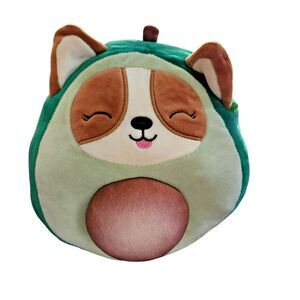 Squishmallow Regina The Avocado‎ Corgi Plush